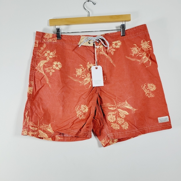 Katin Other - Katin USA Mens Orange Roadrunner Board Shorts Size 38 New With Tags